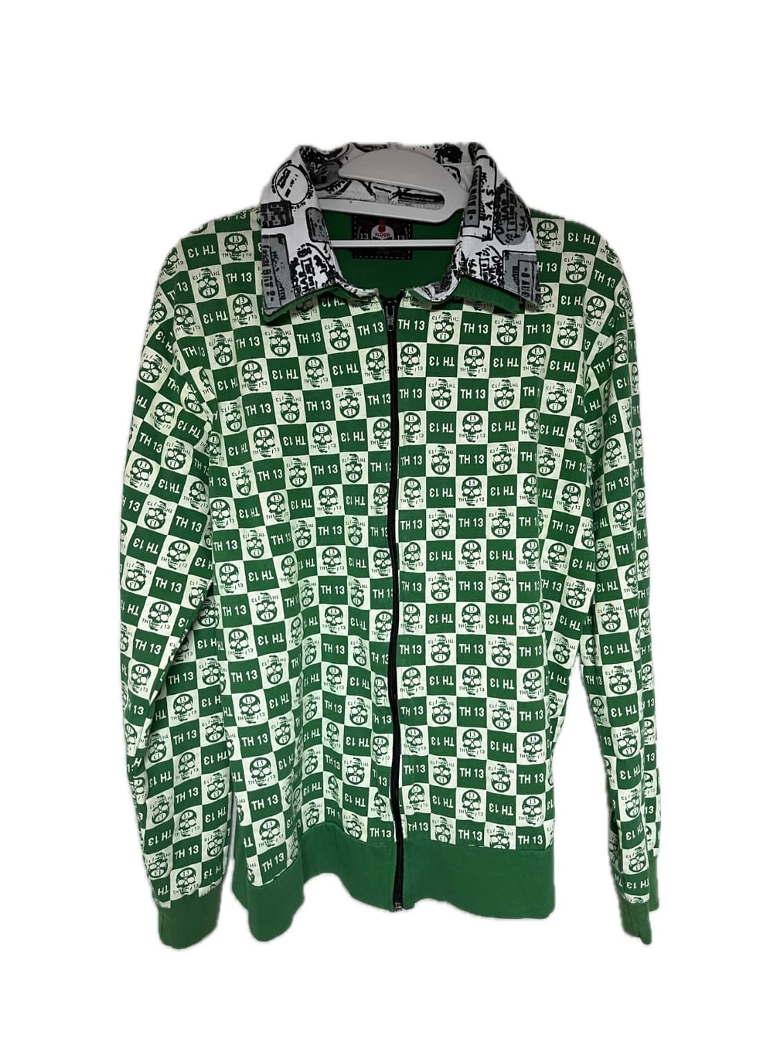 일본 빈티지 레이어드 카라 집업  상품이미지1