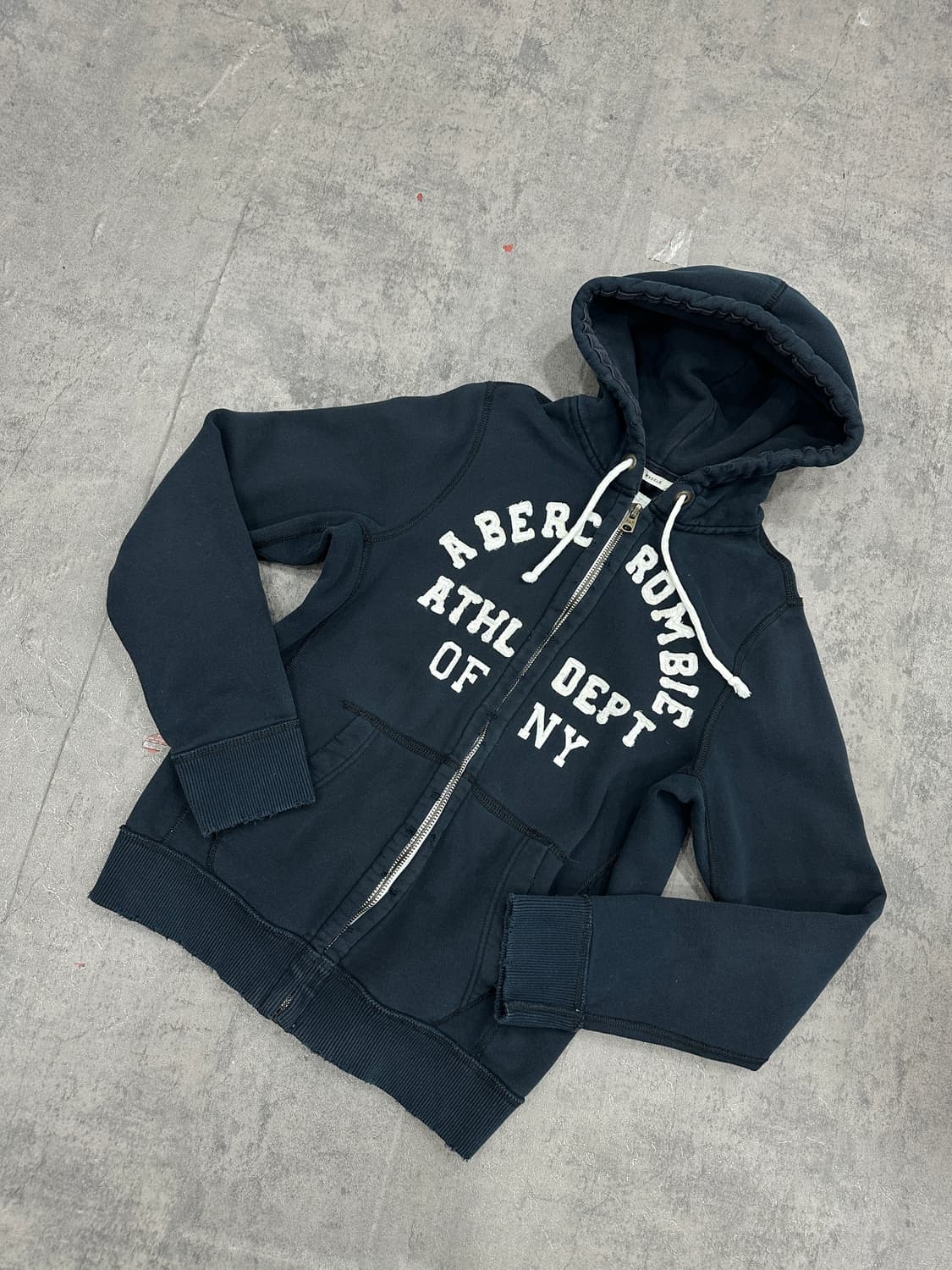 아베크롬비 후드집업 네이비L 상품이미지1
