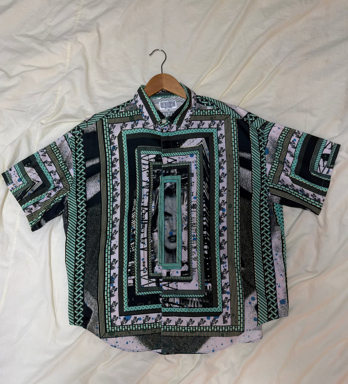 CAV EMPT 믹스 프레임 코튼 하프 셔츠 상품이미지1
