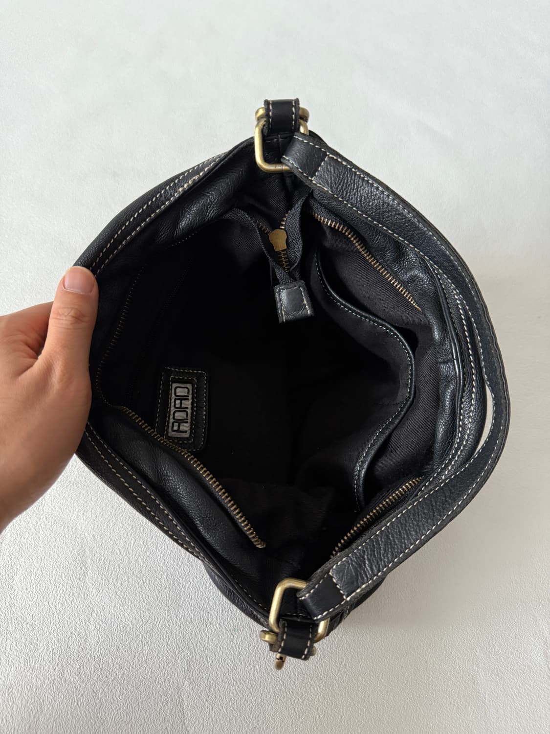 Pre owned 레더 크로스 숄더백 상품이미지8