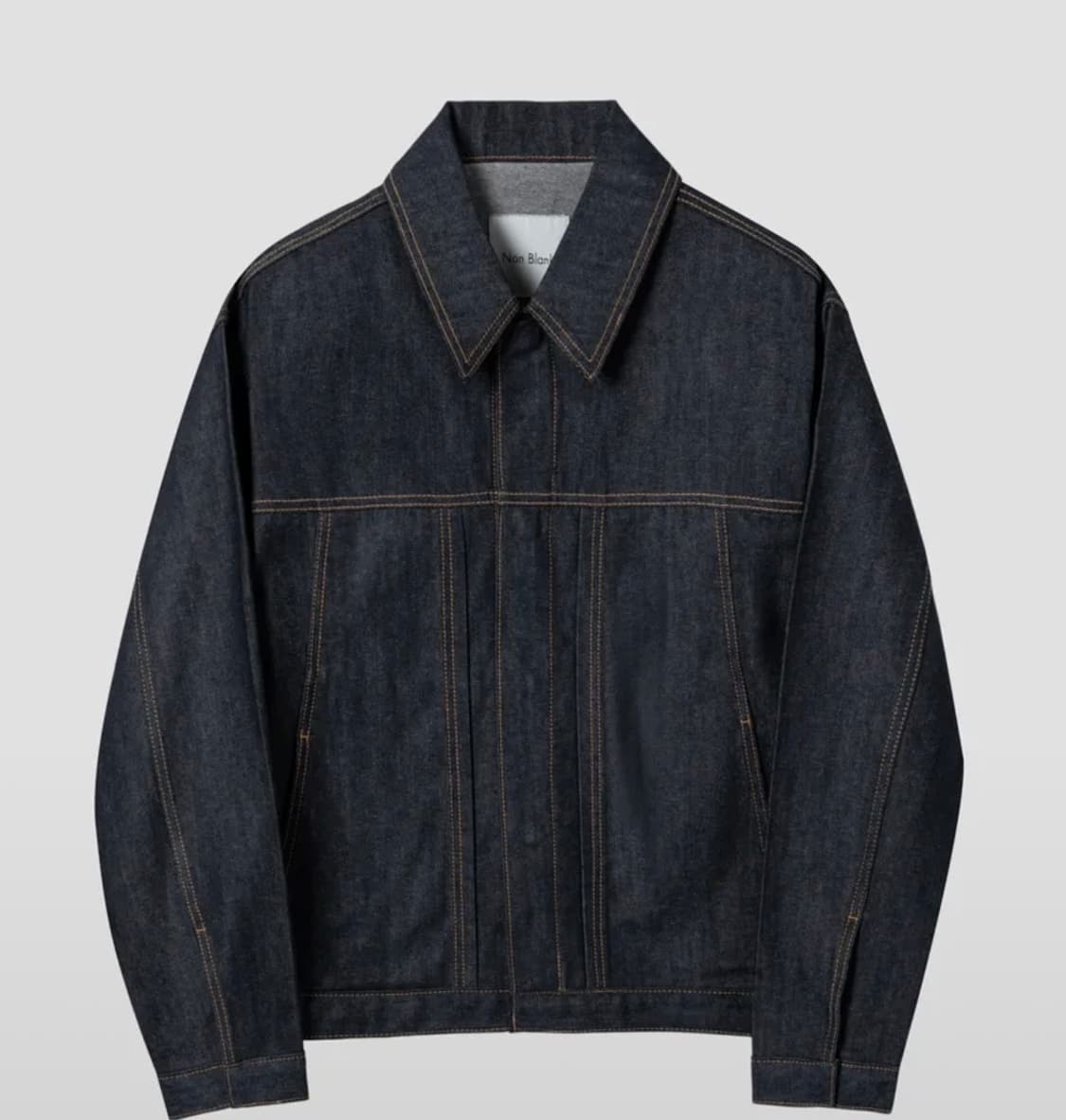 넌블랭크 포인티드 칼라 데님자켓 상품이미지1
