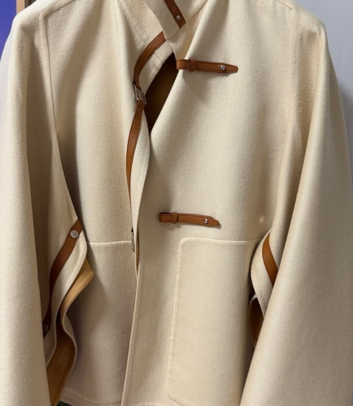 에르메스 캐시미어 더블페이스 케이프형 코트 상품이미지2