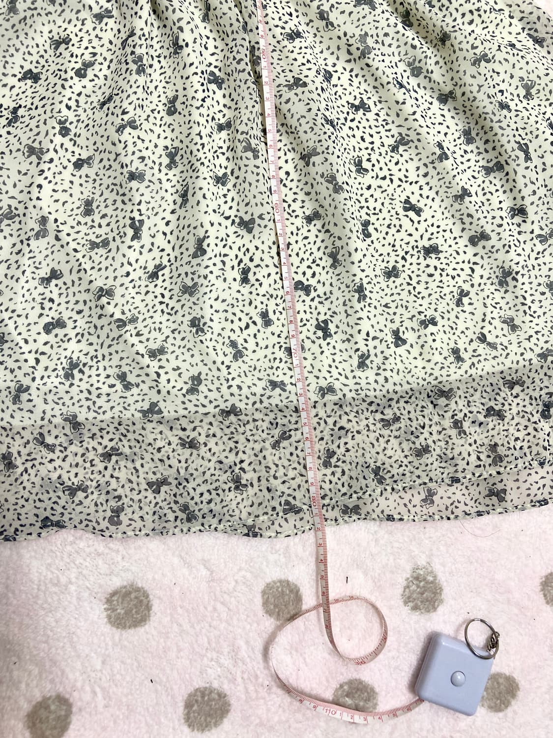 빈티지 패턴 미니 원피스 상품이미지3