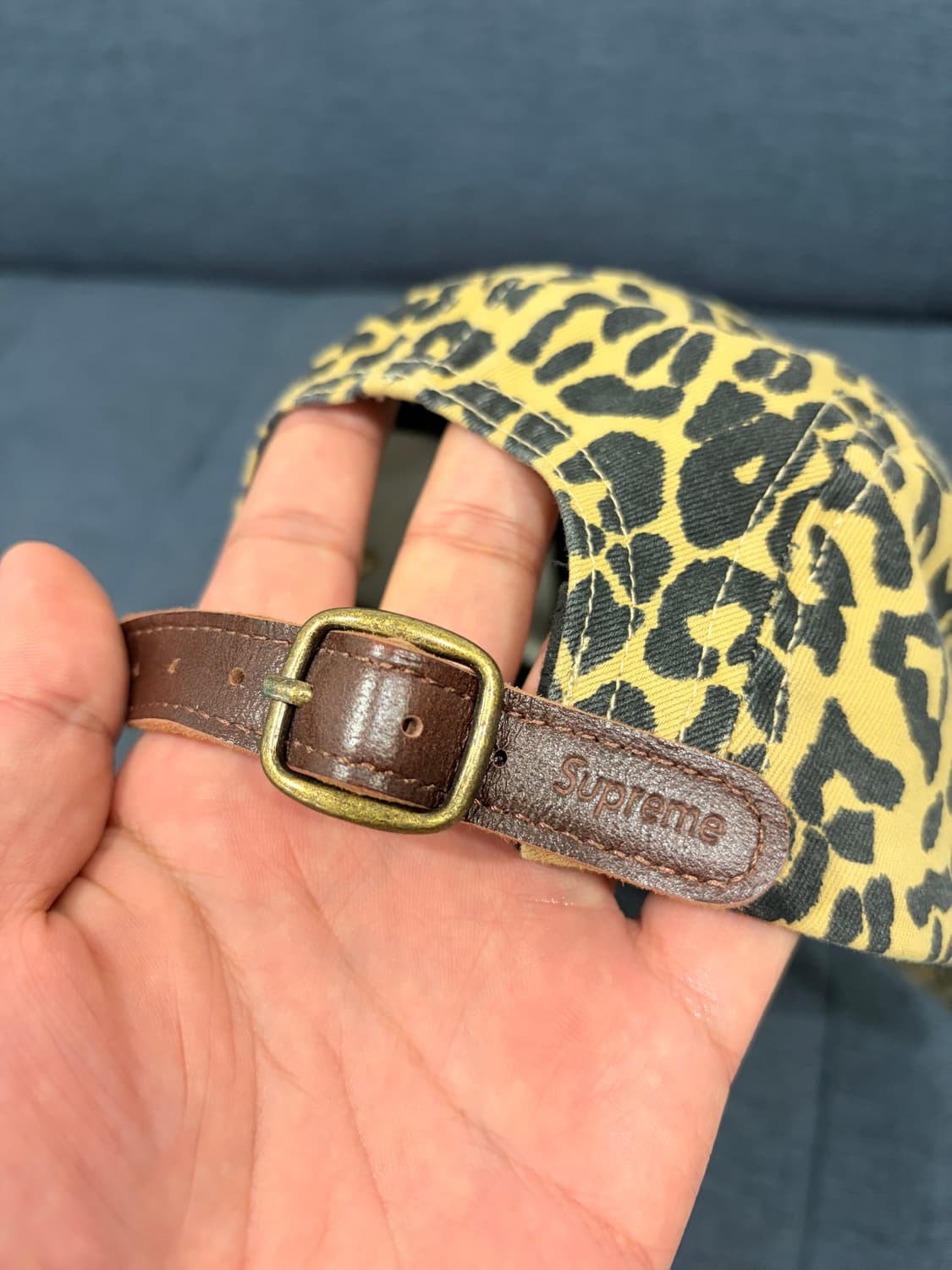 슈프림 워시드 치노 캠프캡 레오파드 23FW 상품이미지3