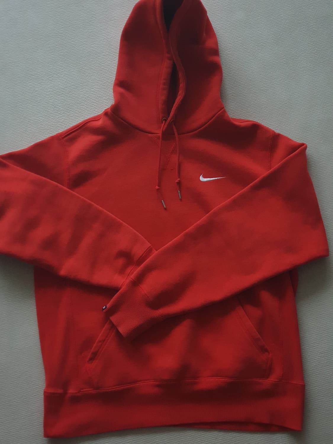 나이키 레드 기모 후드티 L 상품이미지1