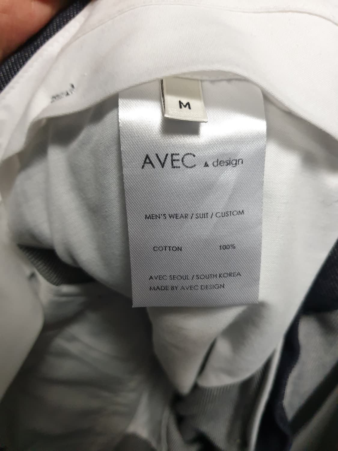 아베크 디자인 투턱 생지 데님팬츠 (M) 상품이미지5