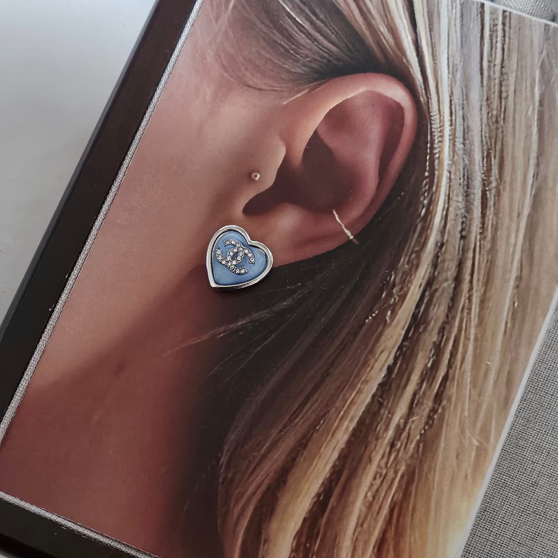 925 샤넬 빈티지 업사이클링 귀걸이 상품이미지1