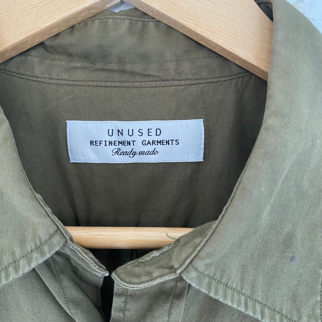 언유즈드 올리브 셔츠 상품이미지2