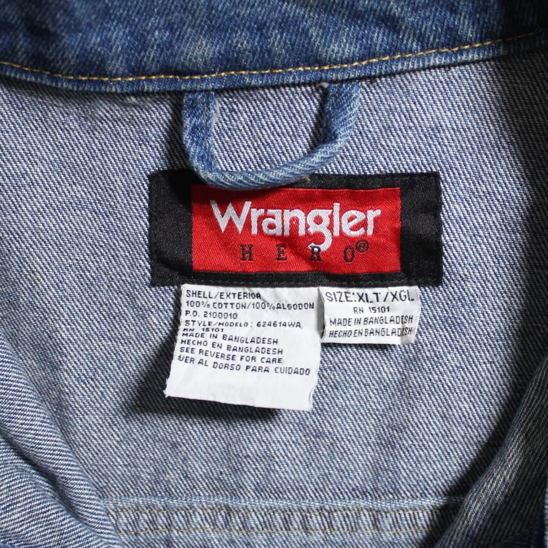 90’s Wrangler HERO 데님 자켓 L017 상품이미지6