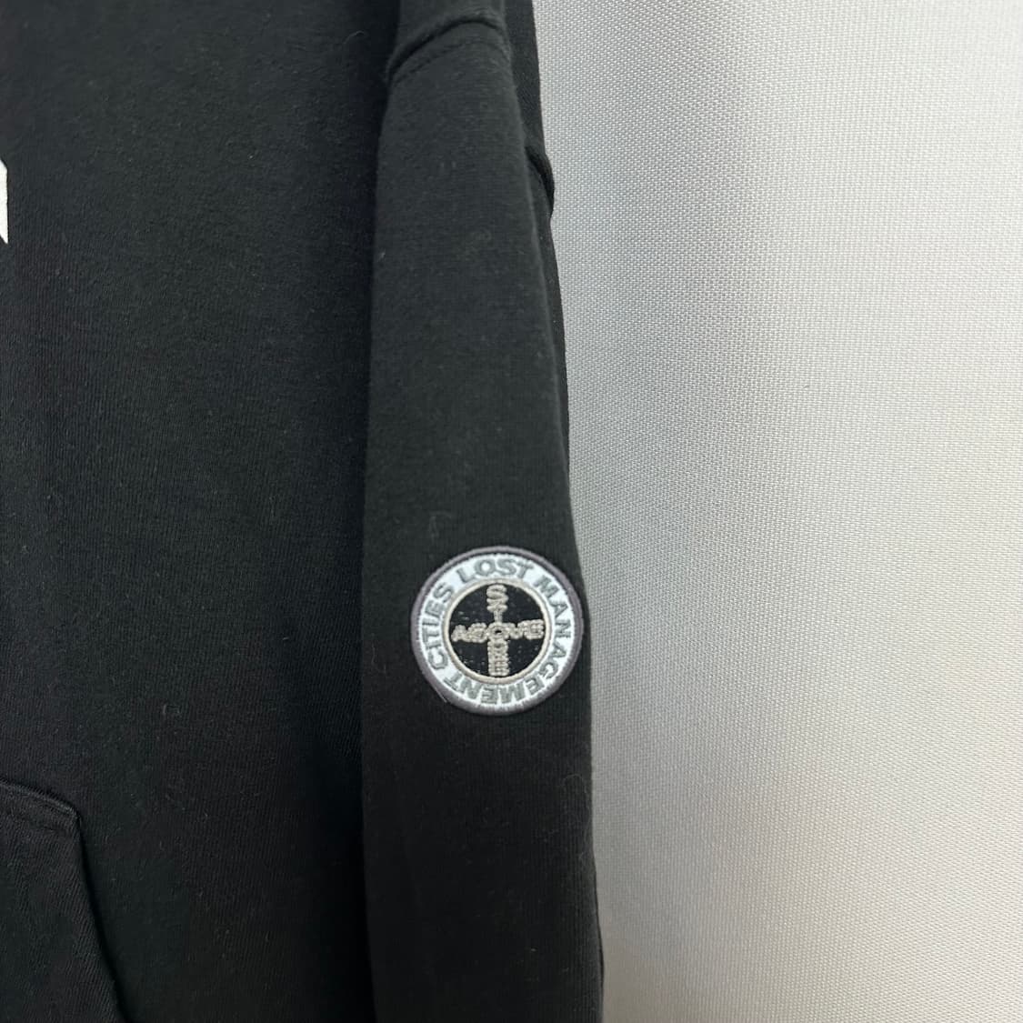   LMC 엘엠씨 X A60VE 남자 면 후드집업 기모 검정 S 상품이미지2