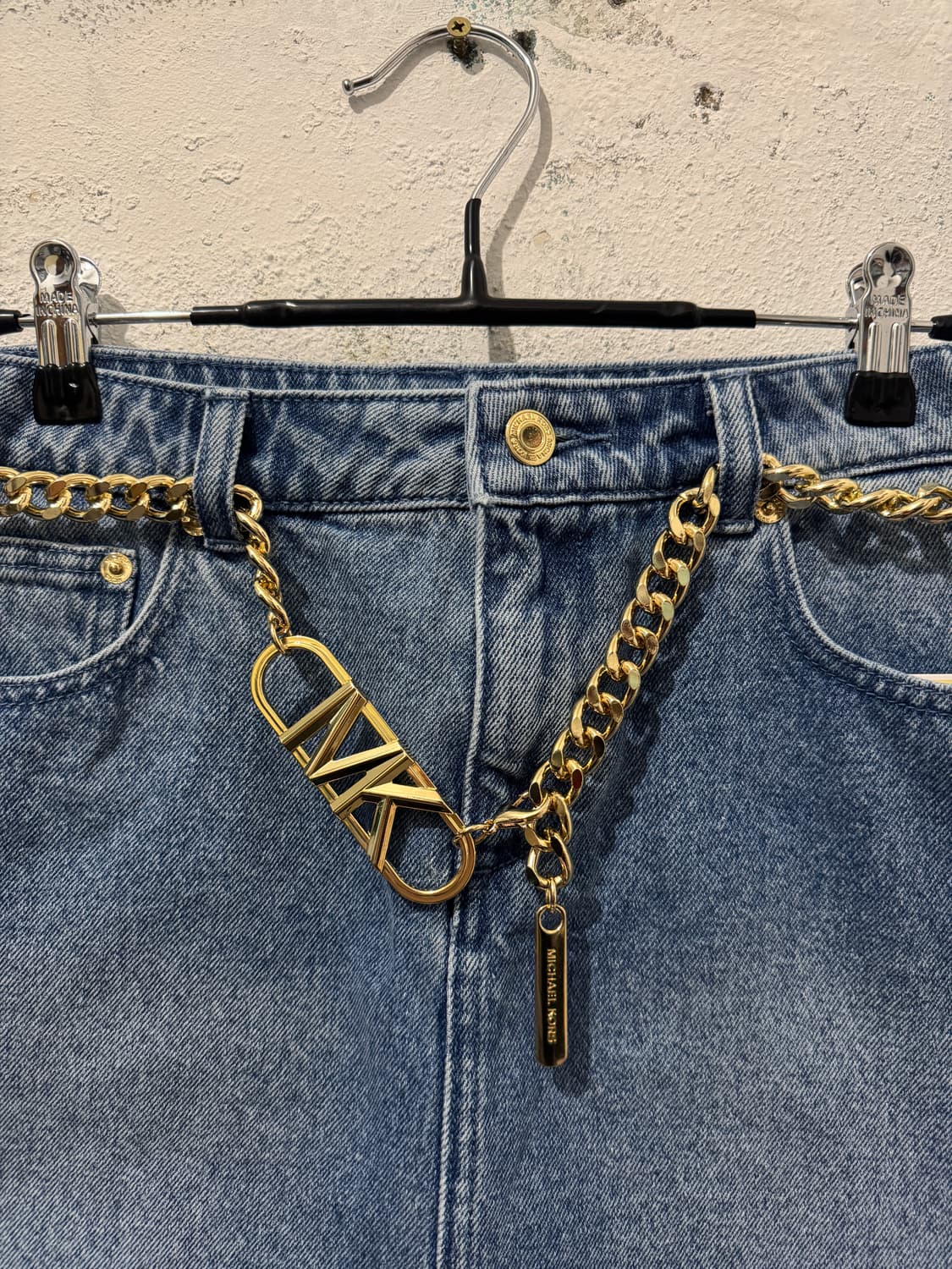 마이클코어스 데님 벨트 미니스커트 상품이미지2