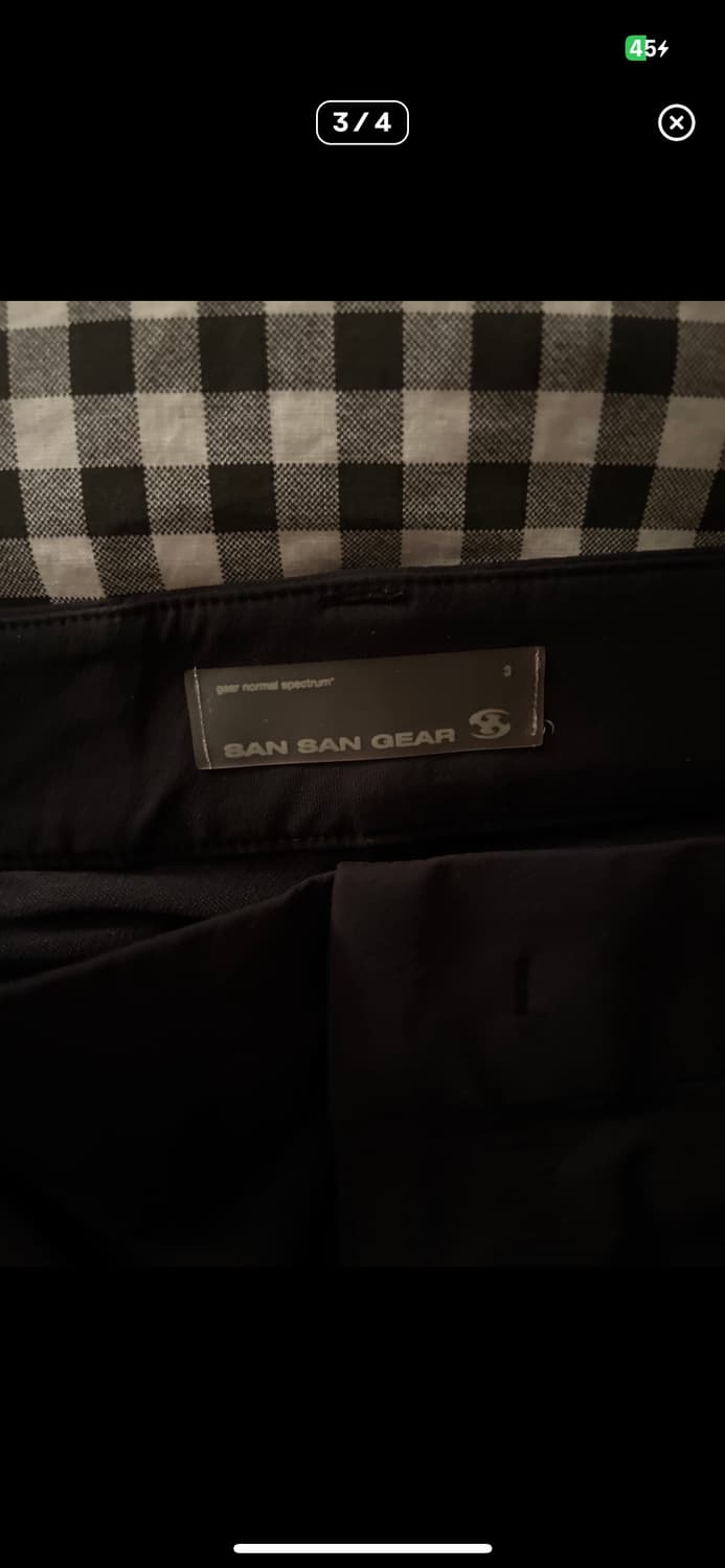 산산기어 사이드 스냅 팬츠 V2 블랙 - 23FW 상품이미지5