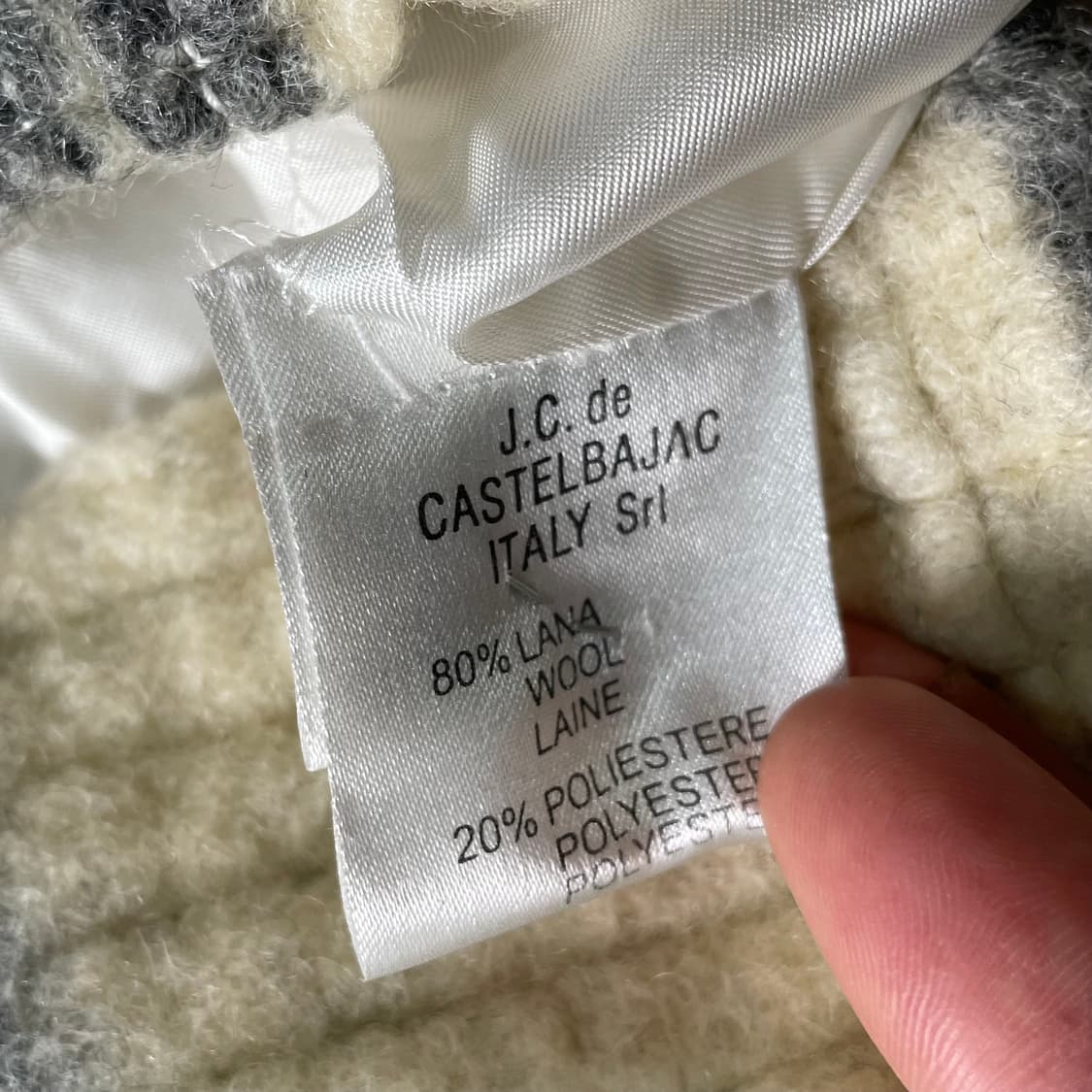 카스텔바작 나바호 크롭 울 자켓 상품이미지10