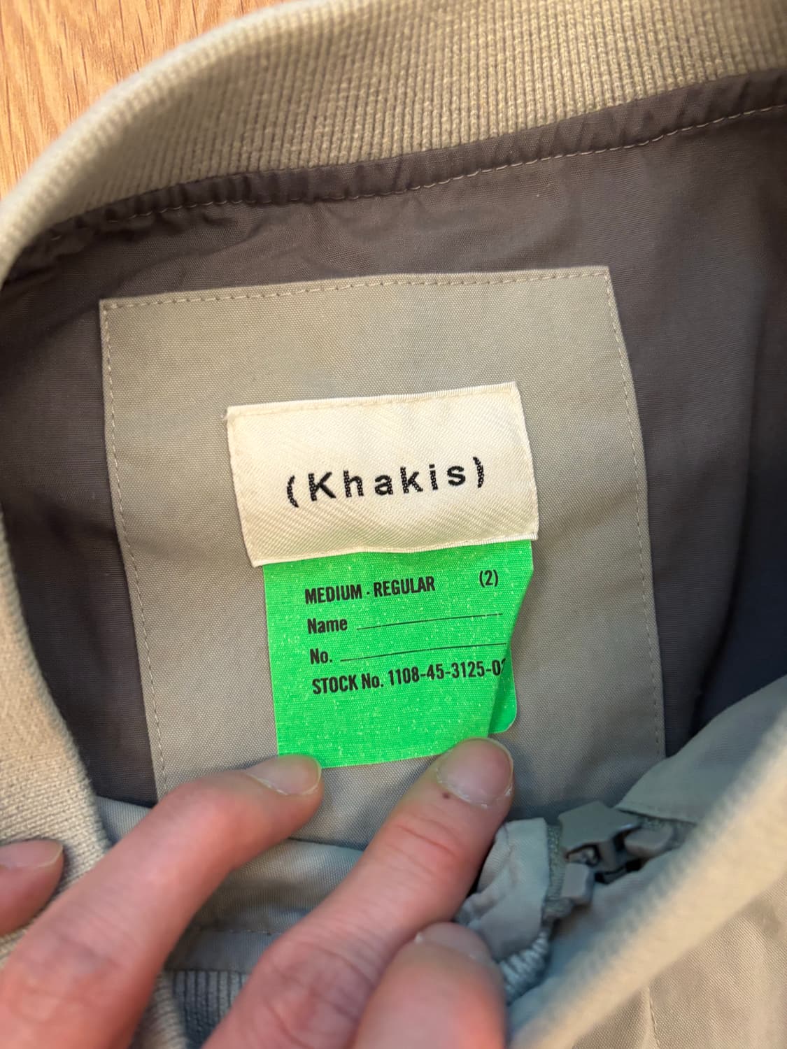 카키스 khakis 워시드 더비 자켓 그레이 M 상품이미지2