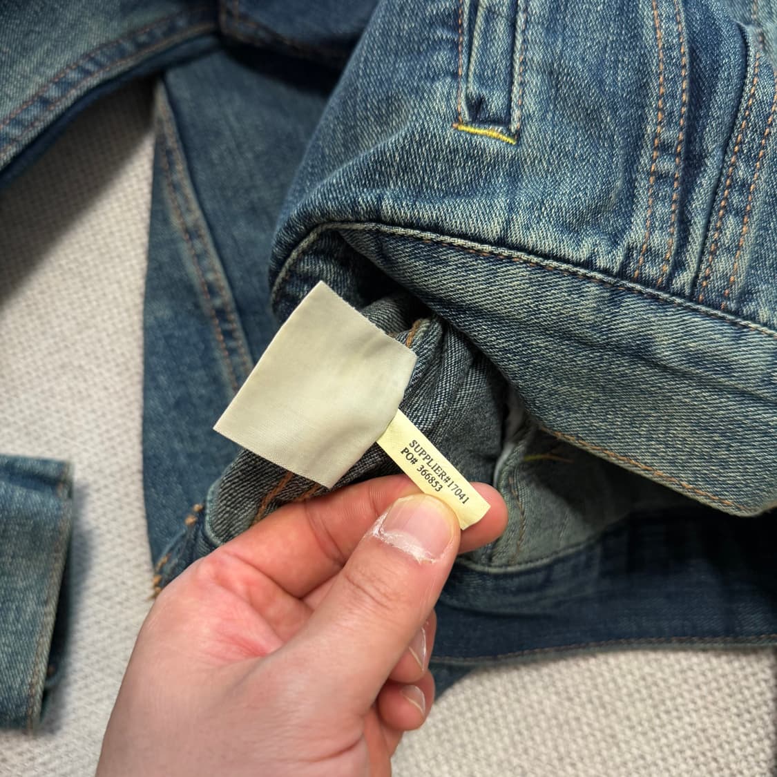 데님 앤 서플라이 랄프로렌 치마요 자수 데님 자켓 상품이미지5