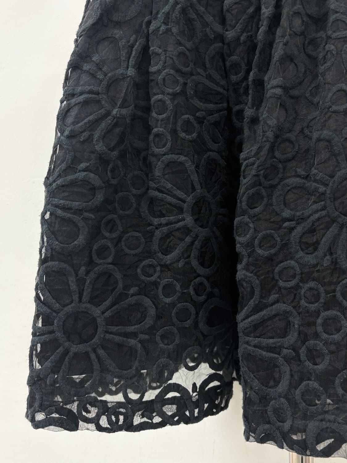 빈티지 블랙 플로럴 스커트 상품이미지5