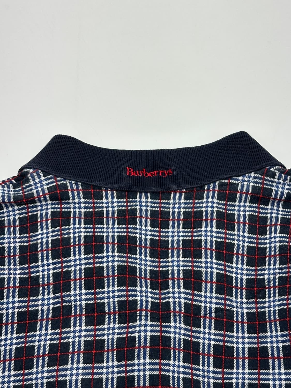 버버리 노바체크 카라 반팔티 상품이미지3