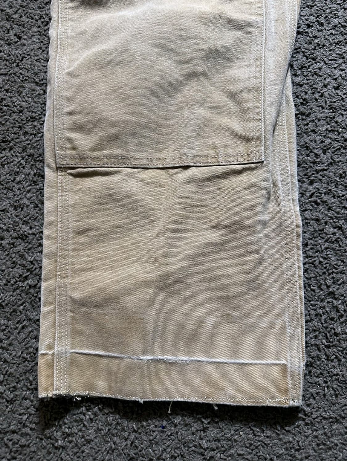 OG USA Vintage 칼하트 B01 BRN 더블니 팬츠 38X32 상품이미지4