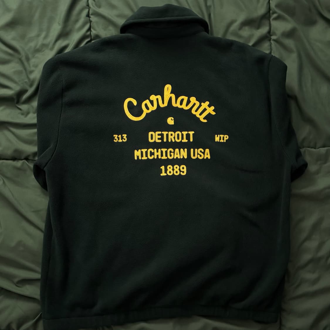 칼하트윕 데니스 플리스 자켓 그린 상품이미지2