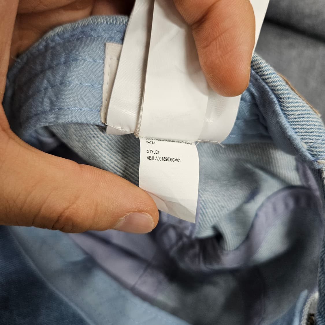 빌라봉x랭글러 데님 볼캡 인디고라이트(급처) 상품이미지6