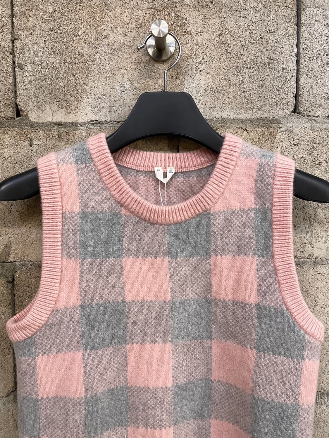 아르켓 체크 울 베스틑 상품이미지4