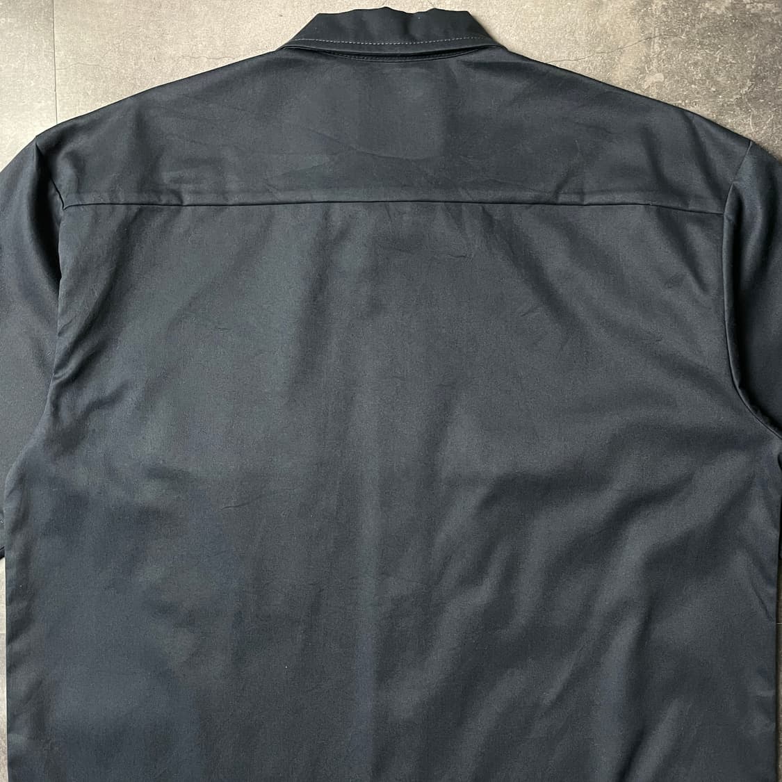 DICKIES 디키즈 빈티지 네이비 플랩포켓 반팔 워크 셔츠 A01009 상품이미지7