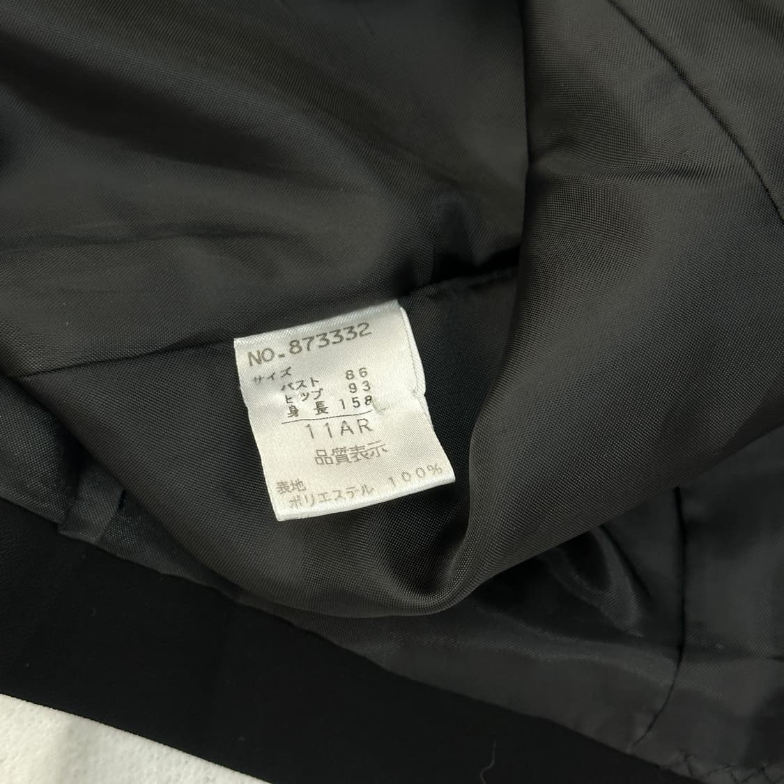 C/F C/F C/F 블랙 리본 포인트 정장 자켓 지뢰계 고스로리  상품이미지5