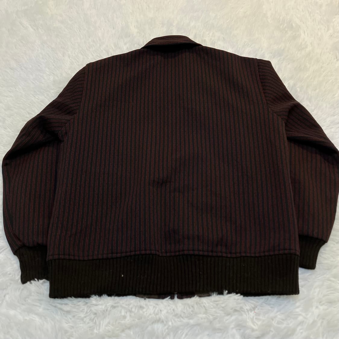 빈티지 블랙 체인 패턴 블루종 807 y2k 스트릿 갸루 펑키 일본빈티지 상품이미지4