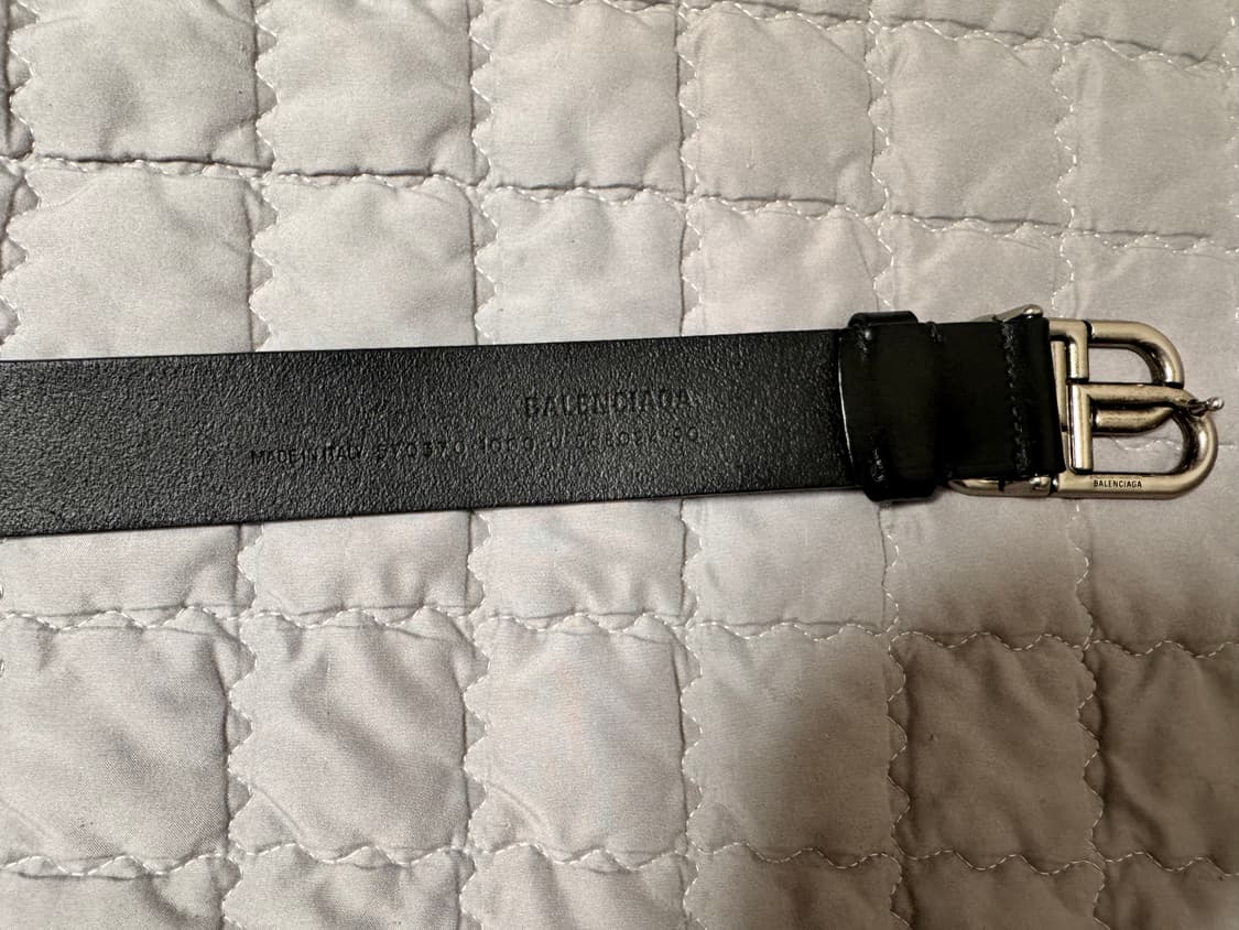 발렌시아가 BB 로고 벨트 90cm 상품이미지6