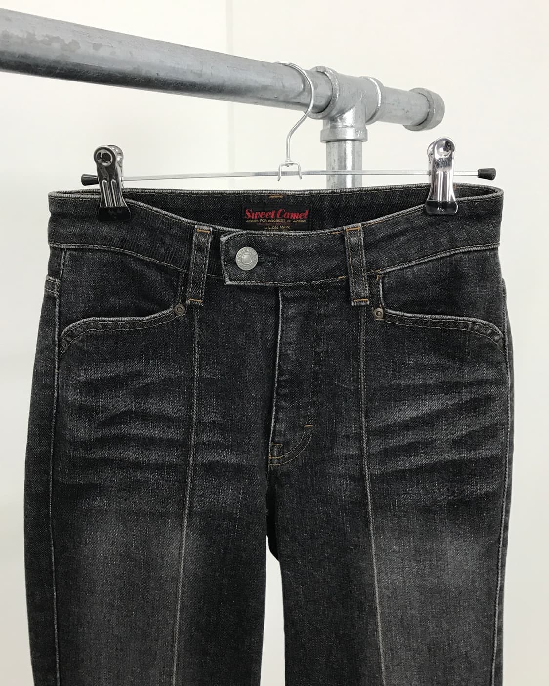 Jpn Black Washed Bootcut Jeans 상품이미지7