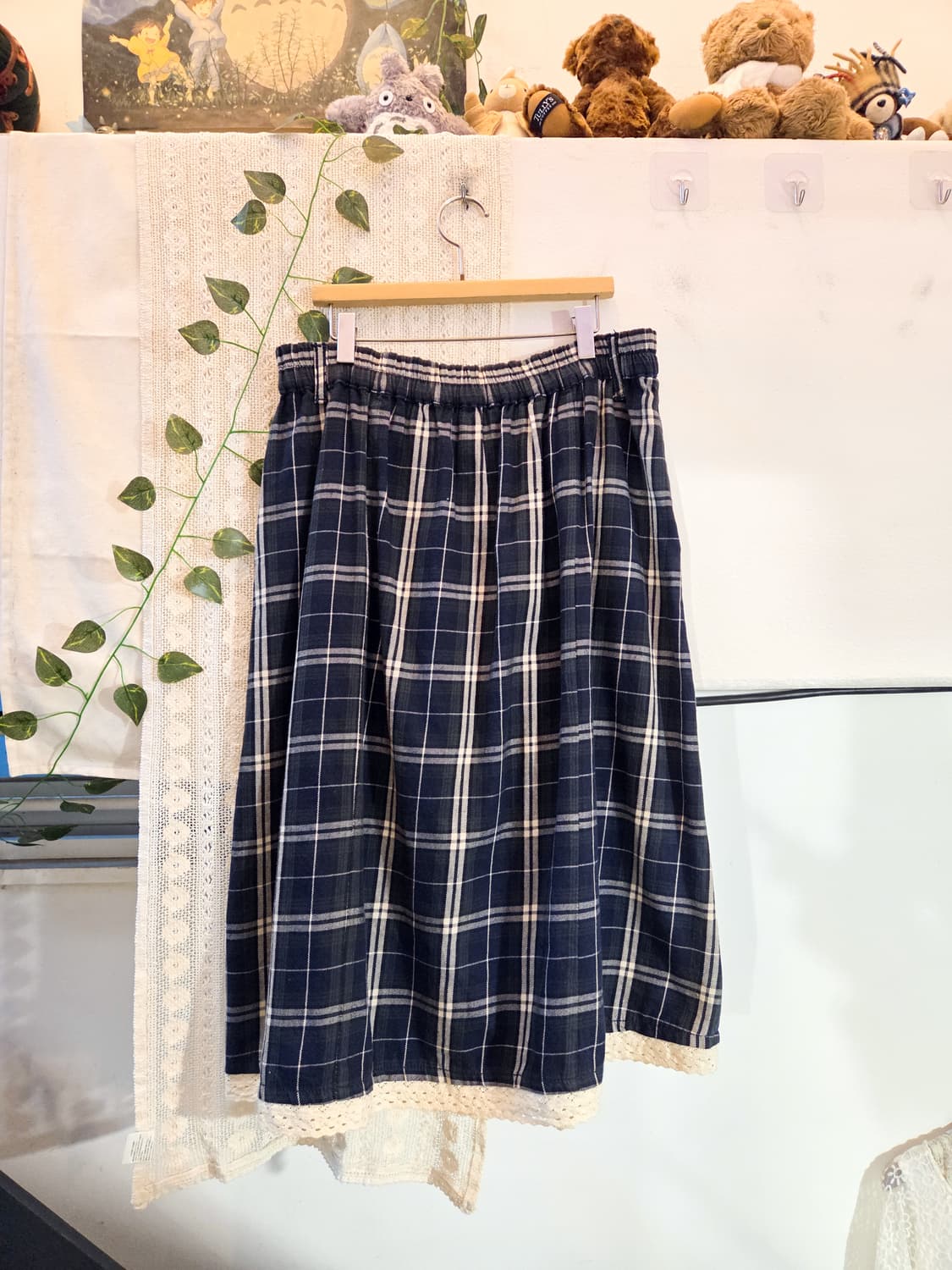 너드 체크 스커트 상품이미지5