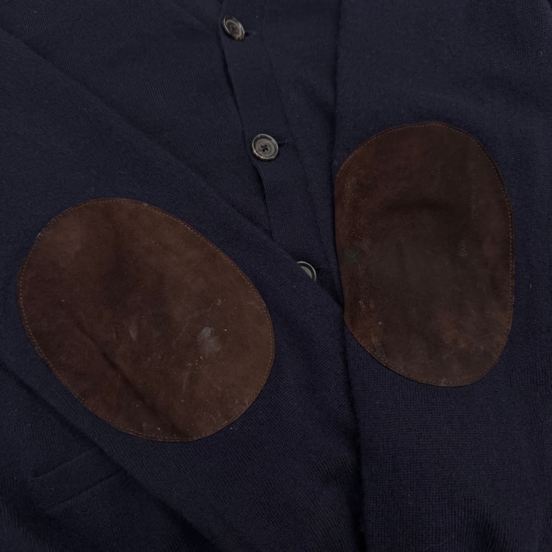 폴로 포니 레더 엘보우 니트 가디건 상품이미지4