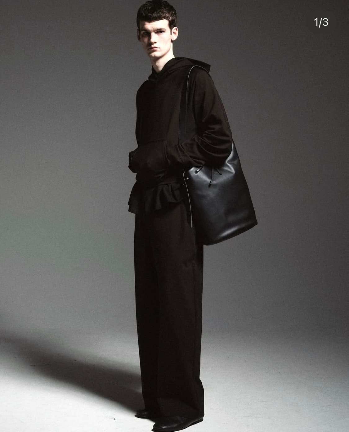 [유일매물] ISHII 카라데 레더 백 상품이미지2