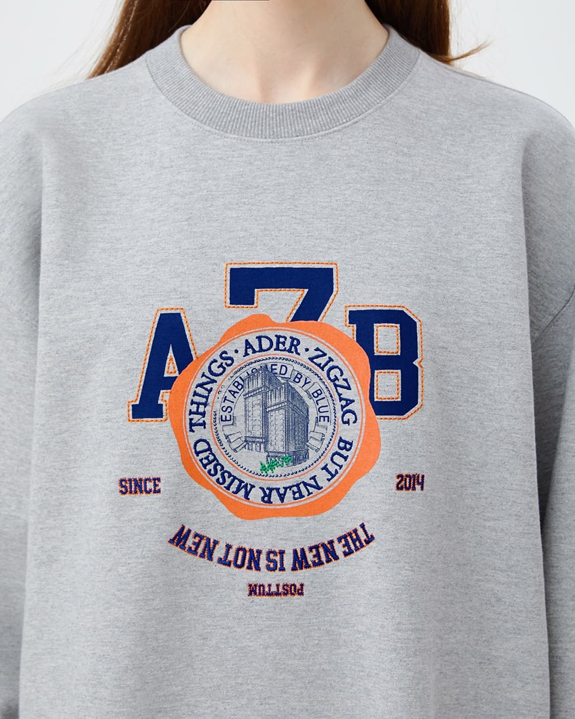 [A2]아더에러 포스텀 스웨트셔츠 맨투맨 그레이 상품이미지1