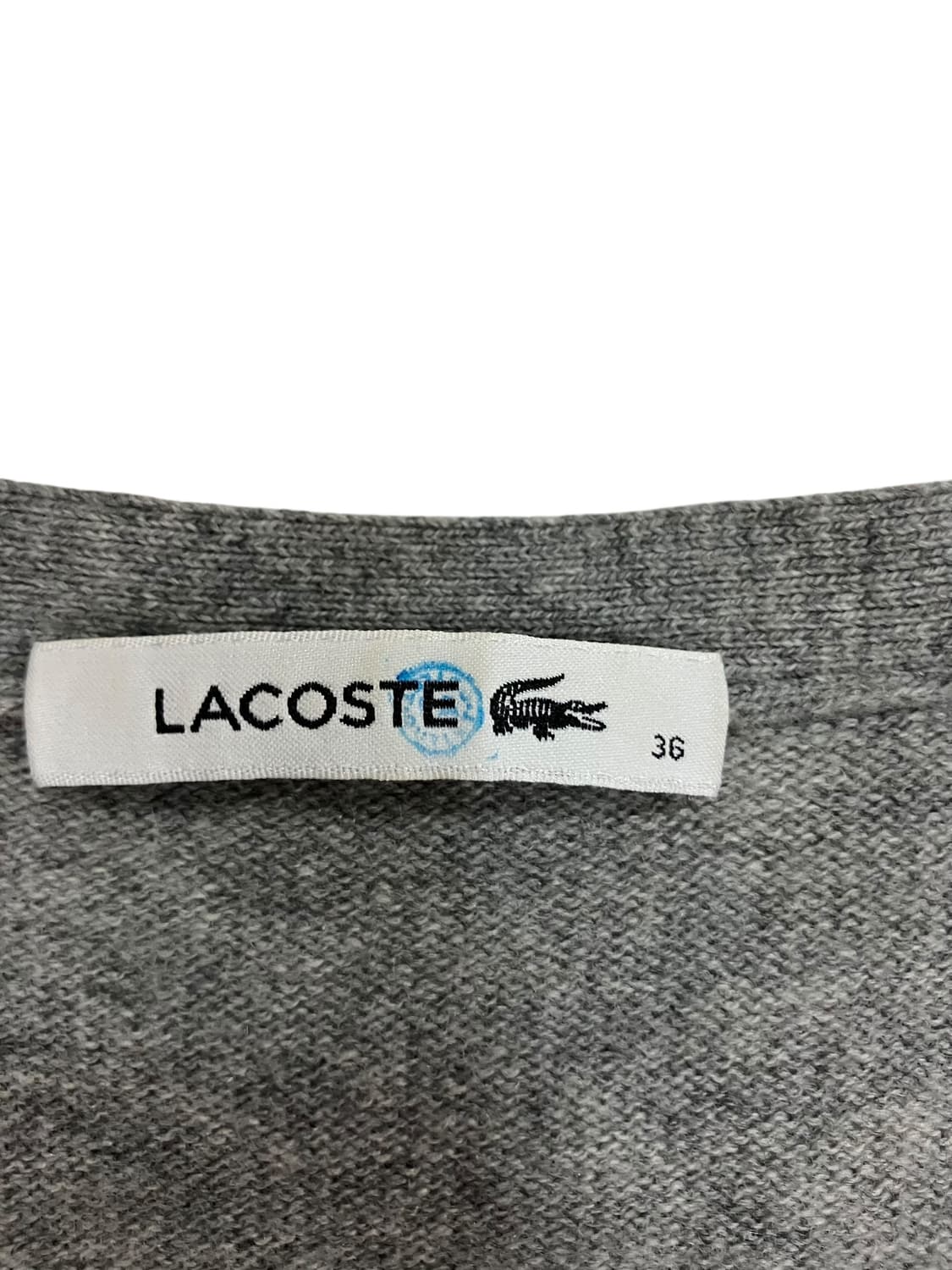 라코스테 그레이 가디건 36 상품이미지3