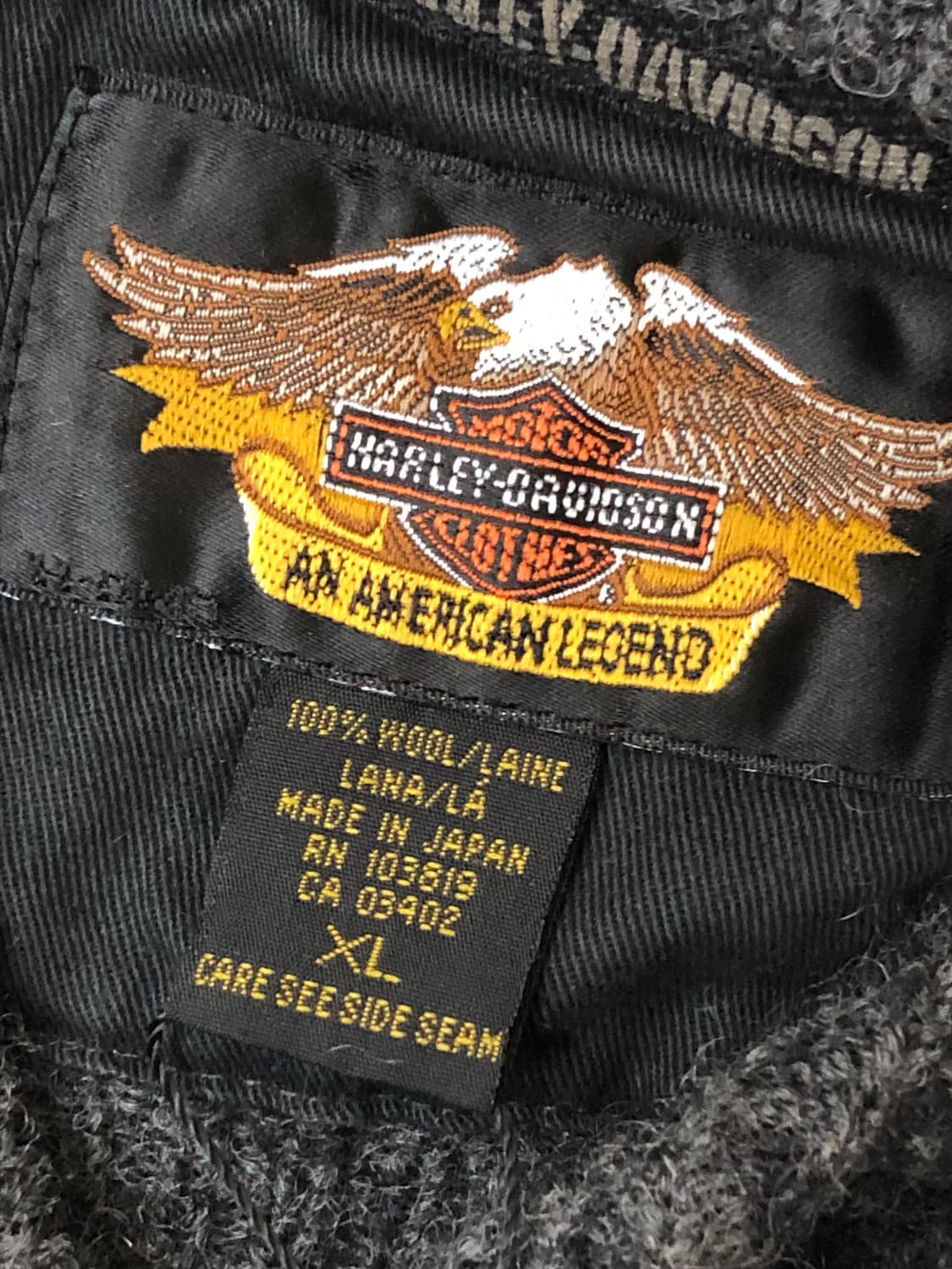 Harley Davidson 할리 데이비슨 브이넥 울 니트 스웨터 상품이미지7