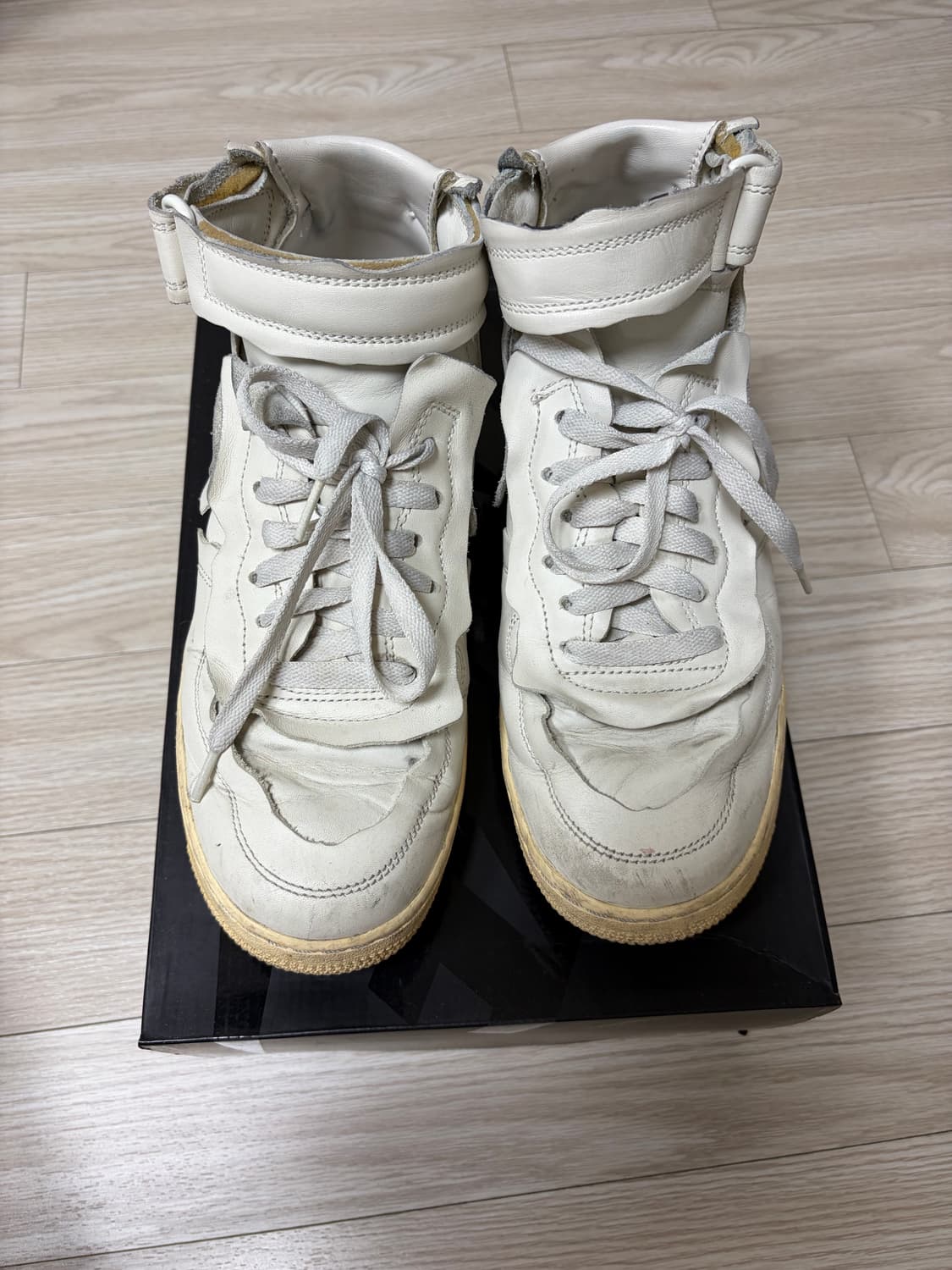 [265] 꼼데가르송 에어포스 미드 화이트 상품이미지2