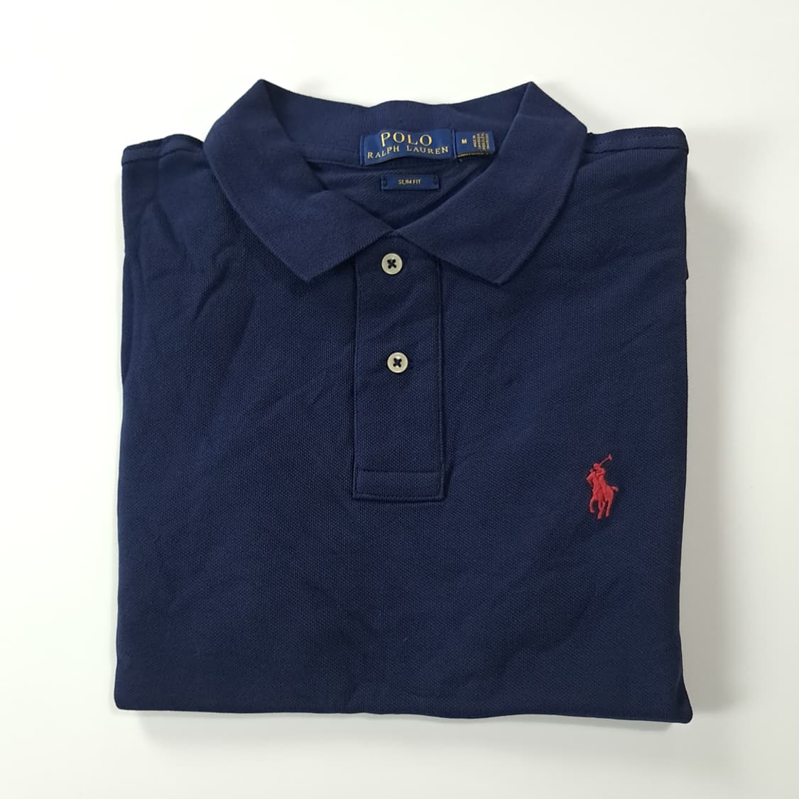 CK341 M 폴로 슬림핏 네이비 칼라 티셔츠 상품이미지7
