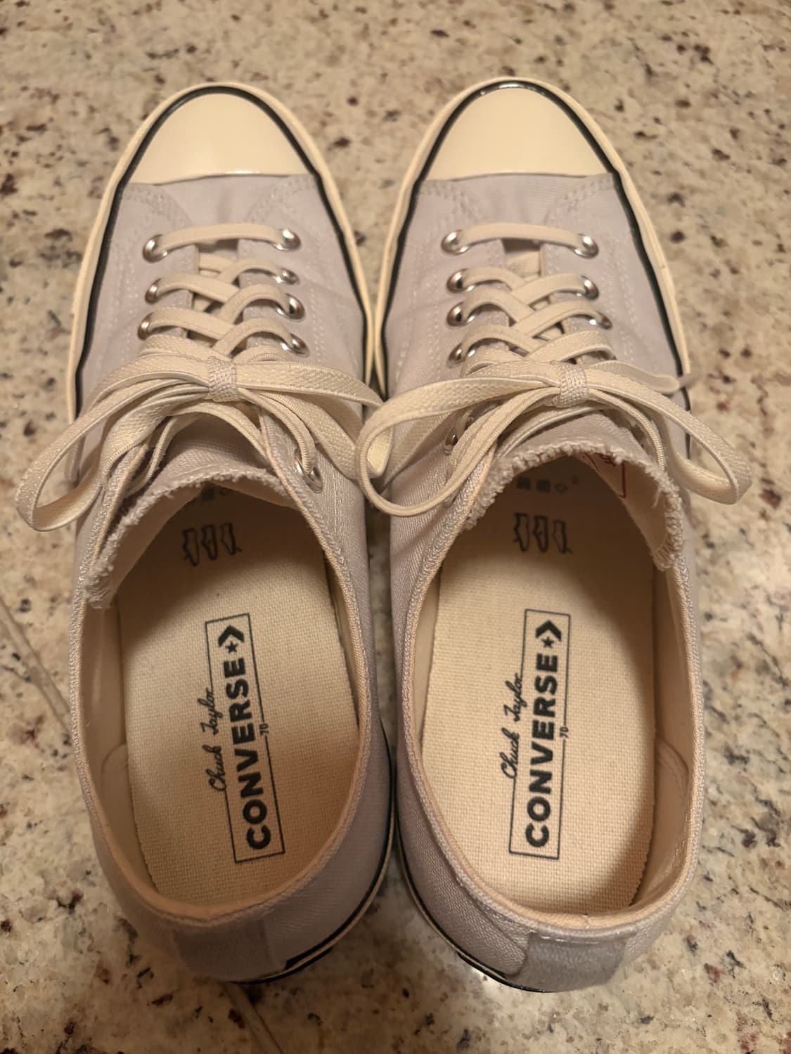 컨버스 척70 퍼슬라이스 연하늘 280 고무끈 상품이미지2