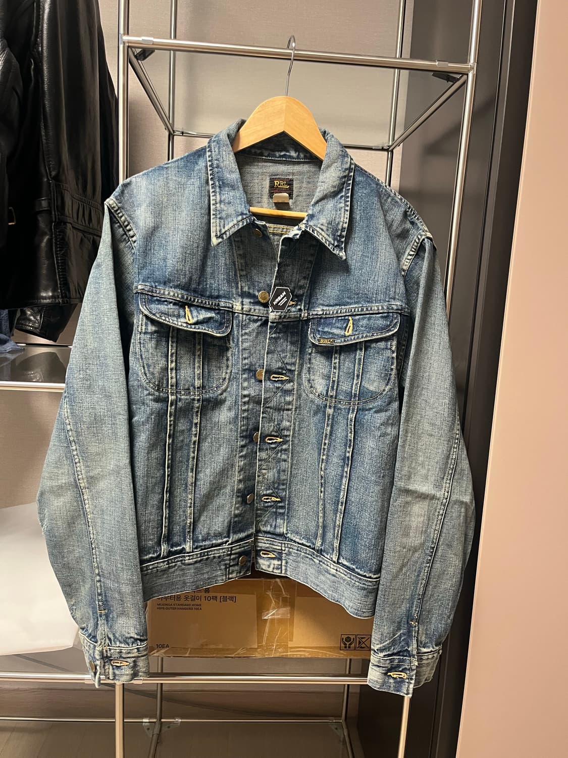 rrl 릴랜드 데님 자켓 L사이즈 새제품 팝니다. 상품이미지1