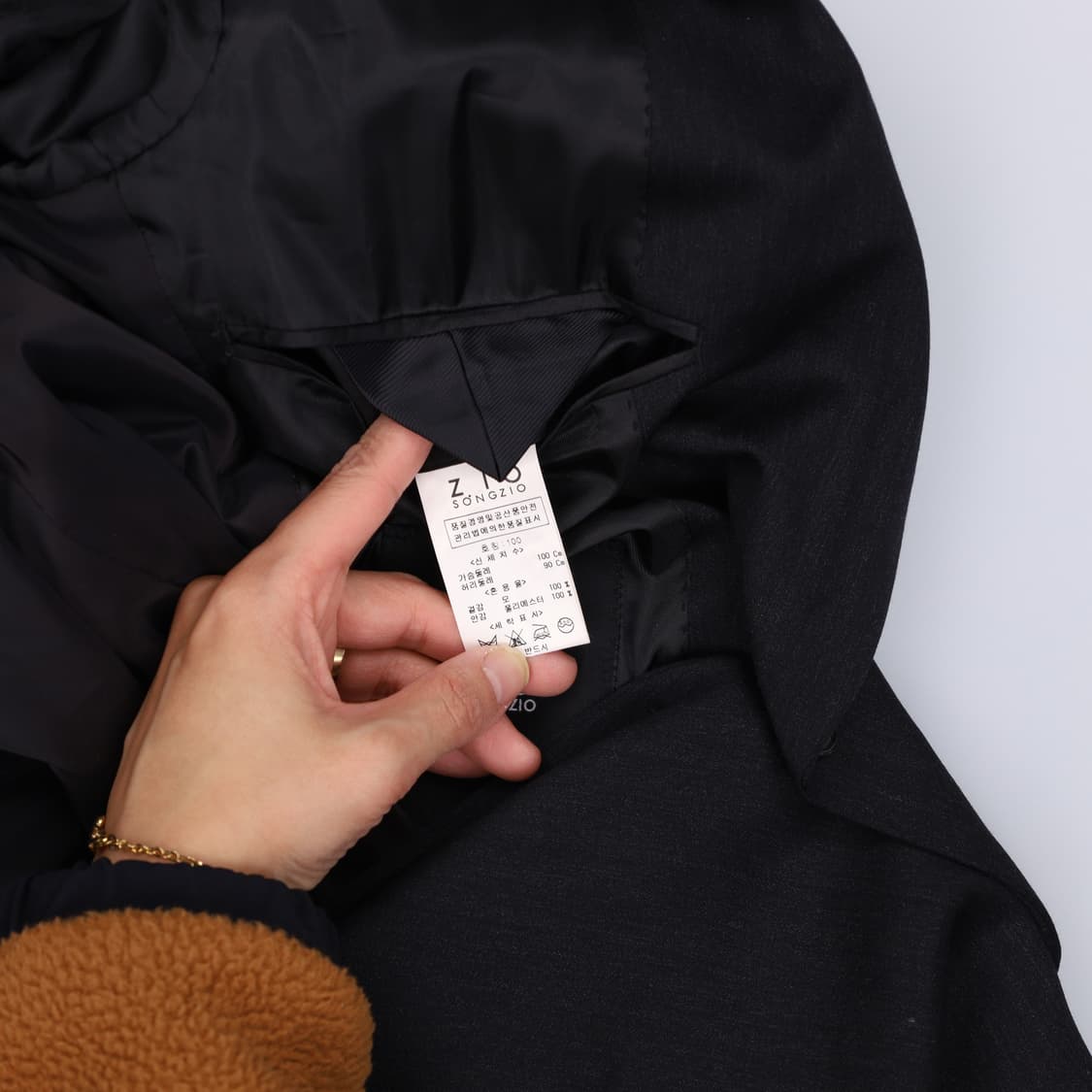 [100] 지오송지오 울 블레이저 정장자켓 1216H1 상품이미지5