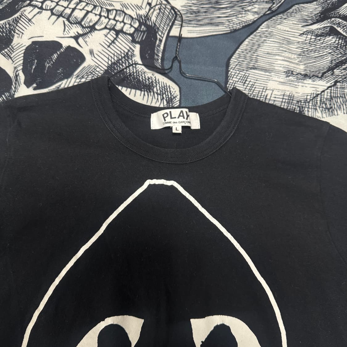 정품) 꼼데가르송 여성 반팔티 L사이즈  상품이미지3