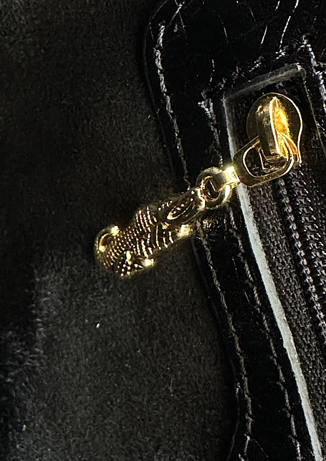 빈티지 악어가죽 핸드백  상품이미지6