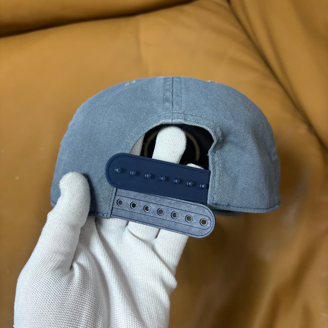 RRL 더블알엘 랄프로렌 폴로 윙로고 6패널 볼캡 모자 미드나잇 블루 상품이미지7