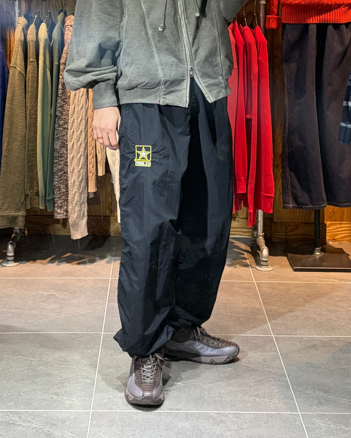 L U.S ARMY 오리지널 밀리터리 나일론 팬츠 상품이미지1