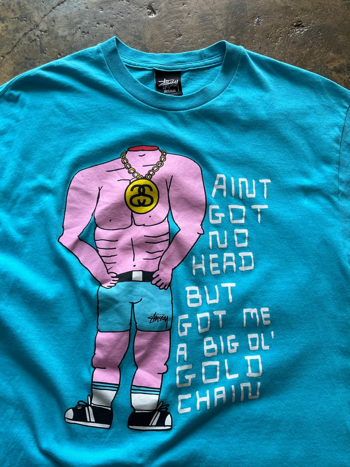 STUSSY x David Shrigley SS Chain T-SHIRT 상품이미지2