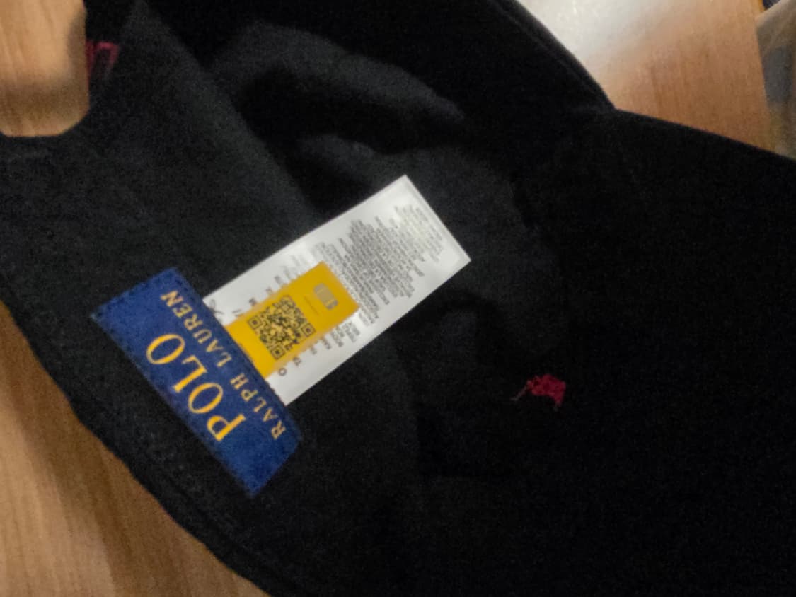 폴로 코튼 치노 볼 캡 블랙 상품이미지3