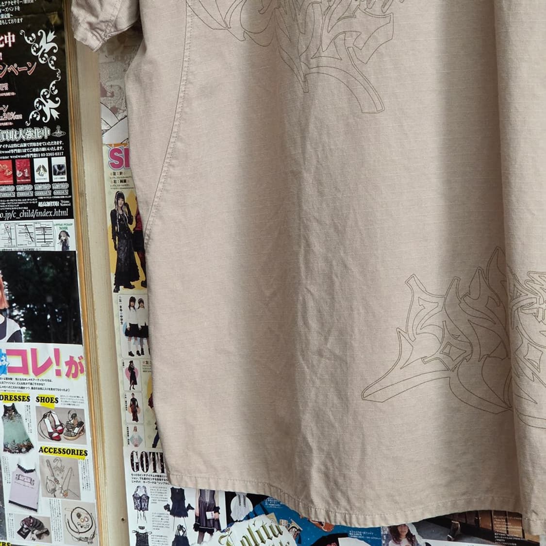 JPN 올드스쿨 프린팅 반팔 셔츠 상품이미지8