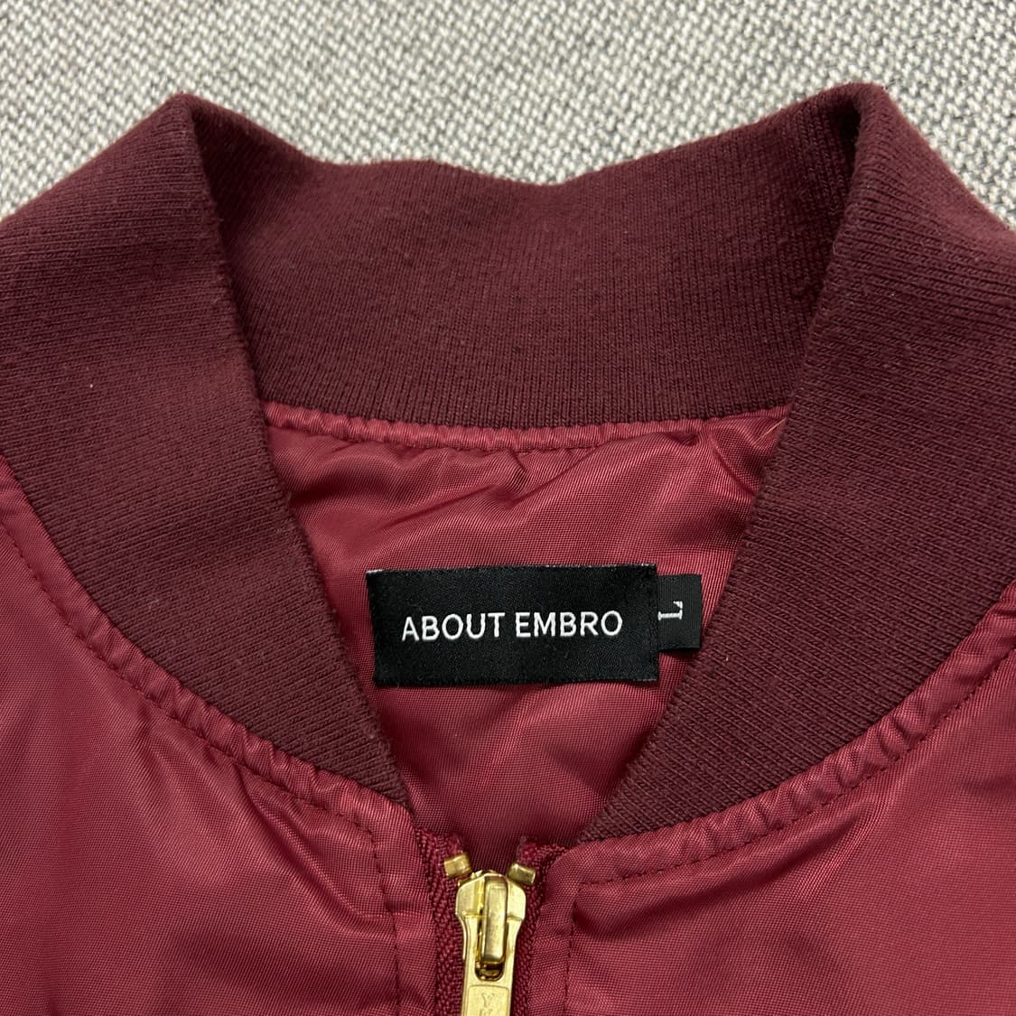 어바웃엠브로 스카쟌 항공점퍼(L) 상품이미지2