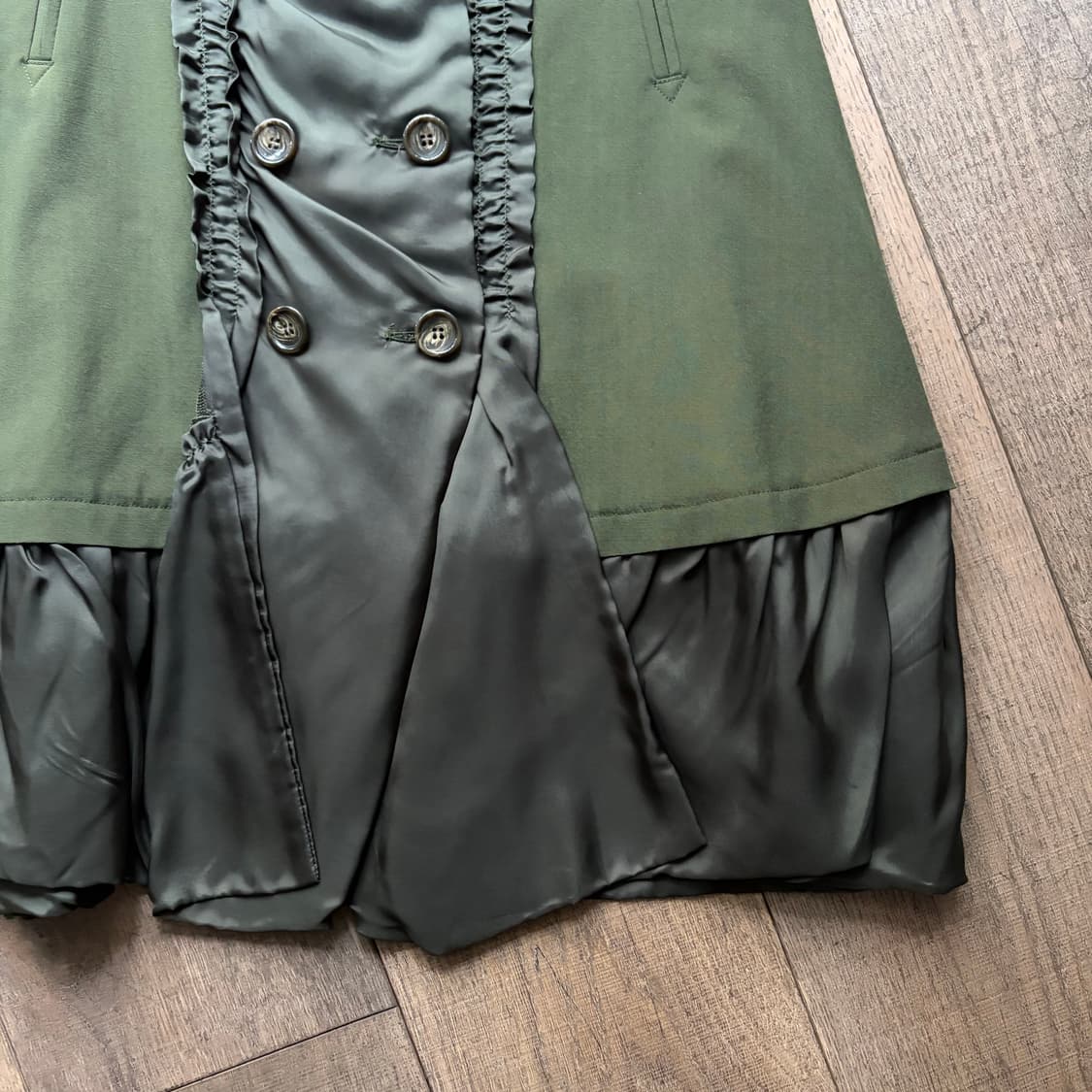 Double Button Docking Frill Skirt 상품이미지4